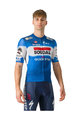 CASTELLI Kurzarm Fahrradtrikot - SOUDAL QUICK-STEP 2024 COMPETIZIONE 3 - Blau/Weiß/Rot