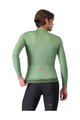 CASTELLI Langarm Fahrradtrikot für den Winter - ESPRESSO THERMAL - Grün