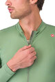 CASTELLI Langarm Fahrradtrikot für den Winter - ESPRESSO THERMAL - Grün