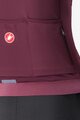 CASTELLI Langarm Fahrradtrikot für den Winter - ESPRESSO THERMAL W LS - Rot