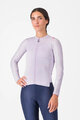 CASTELLI Langarm Fahrradtrikot für den Sommer - ESPRESSO - Lila