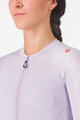 CASTELLI Langarm Fahrradtrikot für den Sommer - ESPRESSO - Lila