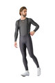 CASTELLI Langarm Fahrrad-Shirt - MEDIO BASE LAYER LS - Grau