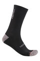 CASTELLI Klassische Fahrradsocken - VENTI SOFT MERINO - Schwarz