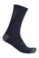 CASTELLI Klassische Fahrradsocken - VENTI SOFT MERINO - Blau