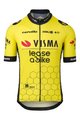 AGU Kurzarm Fahrradtrikot - REPLICA VISMA | LEASE A BIKE 2024 - Gelb/Schwarz