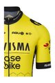 AGU Kurzarm Fahrradtrikot - REPLICA VISMA | LEASE A BIKE 2024 - Gelb/Schwarz