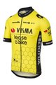 AGU Kurzarm Fahrradtrikot - REPLICA VISMA | LEASE A BIKE 2024 - Gelb/Schwarz