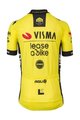 AGU Kurzarm Fahrradtrikot - REPLICA VISMA | LEASE A BIKE K 2024 - Gelb/Schwarz