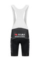 RAPIDGEAR Kurze Fahrradhose mit Trägern - VISMA TDF25 REPLICA BIBSHORT - Schwarz