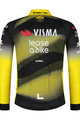 RAPIDGEAR Langarm Fahrradtrikot für den Sommer - VISMA TDF25 REPLICA JERSEY - Gelb/Schwarz