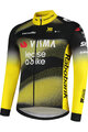 RAPIDGEAR Langarm Fahrradtrikot für den Sommer - VISMA TDF25 REPLICA JERSEY - Gelb/Schwarz