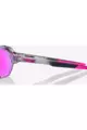 100% SPEEDLAB Fahrradsonnenbrille - S2® - Grau/Rosa