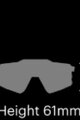 100% SPEEDLAB Fahrradsonnenbrille - SLENDALE - Grau/Schwarz