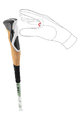 LEKI Stöcke - CROSS HIKE CARBON 100-135 cm - Grün/Schwarz