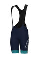 ALÉ Kurze Fahrradhose mit Trägern - BAHRAIN VICTORIOUS 2025 - Blau
