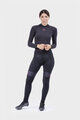 ALÉ Lange Fahrradhose ohne Träger  - PR-R MILD TIGHTS - Schwarz/Rosa