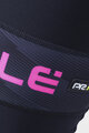 ALÉ Lange Fahrradhose ohne Träger  - PR-R MILD TIGHTS - Schwarz/Rosa