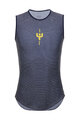SANTINI Ärmelloses Fahrrad-Shirt - TDF MAILLOT JAUNE - Blau