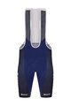 SANTINI Kurze Fahrradhose mit Trägern - TREK FACTORY RACING 2025 - Blau