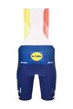 SANTINI Kurze Fahrradhose mit Trägern - LIDL TREK - BIB SHORTS
