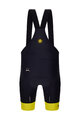 SANTINI Kurze Fahrradhose mit Trägern - TOUR DE FRANCE - BIB SHORTS - Schwarz