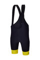 SANTINI Kurze Fahrradhose mit Trägern - TOUR DE FRANCE - BIB SHORTS - Schwarz