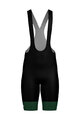 SANTINI Kurze Fahrradhose mit Trägern - TOUR DE FRANCE - BIB SHORTS - Schwarz