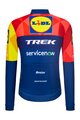 SANTINI Langarm Fahrradtrikot für den Sommer - LIDL TREK - LONG-SLEEVE JERSEY