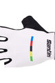 SANTINI Fingerlose Fahrradhandschuhe - UCI WORLD CHAMPION - Weiß