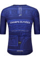 SANTINI Kurzarm Fahrradtrikot - TDF ARRIVÉE ARC DE TRIOMPHE - Blau