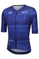 SANTINI Kurzarm Fahrradtrikot - TDF ARRIVÉE ARC DE TRIOMPHE - Blau