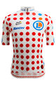 SANTINI Kurzarm Fahrradtrikot - TOUR DE FRANCE - POLKA DOT JERSEY - mehrfarbig