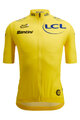 SANTINI Kurzarm Fahrradtrikot - TOUR DE FRANCE - YELLOW JERSEY - Gelb