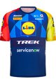 SANTINI Kurzarm Fahrrad-Shirt - LIDL TREK - TECHNICAL T-SHIRT