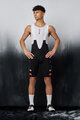 PISSEI Kurze Fahrradhose mit Trägern - UAE TEAM EMIRATES XRG 2025 - Weiß/Schwarz