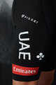 PISSEI Kurze Fahrradhose mit Trägern - UAE TEAM EMIRATES XRG 2025 - Weiß/Schwarz