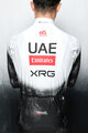 PISSEI Langarm Fahrradtrikot für den Winter - UAE TEAM EMIRATES - XRG 2025 REPLICA - Weiß/Schwarz
