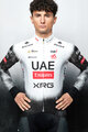 PISSEI Langarm Fahrradtrikot für den Winter - UAE TEAM EMIRATES - XRG 2025 REPLICA - Weiß/Schwarz