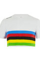 SANTINI Kurzarm Fahrrad-Shirt - UCI OFFICIAL WORLD CHAMPION KID - mehrfarbig