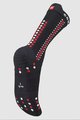 COMPRESSPORT Klassische Fahrradsocken - PRO RACING V4.0 BIKE - Schwarz/Rot