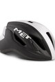MET Fahrradhelm - STRALE  - Schwarz/Weiß