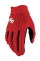 100% SPEEDLAB Langfinger-Fahrradhandschuhe - GEOMATIC - Rot