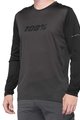100% SPEEDLAB Langarm Fahrradtrikot für den Sommer - RIDECAMP - Schwarz/Grau