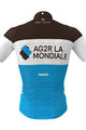 ROSTI Kurzarm Fahrradtrikot - AG2R 2019  - Blau/Weiß/Braun