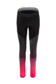 AGU Lange Fahrradhose ohne Träger  - PRIME GRADIENT LADY - Schwarz/bordeaux