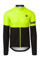 AGU Langarm Fahrradtrikot für den Winter - DUO WINTER - Schwarz/Gelb