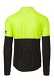 AGU Langarm Fahrradtrikot für den Winter - DUO WINTER - Schwarz/Gelb