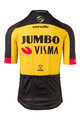 AGU Kurzarm Fahrradtrikot - JUMBO-VISMA 2021 - Schwarz/Gelb