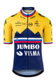 AGU Kurzarm Fahrradtrikot - JUMBO-VISMA 2021 - Blau/Gelb